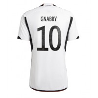 Fotbalové Dres Německo Serge Gnabry #10 Domácí MS 2022 Krátký Rukáv